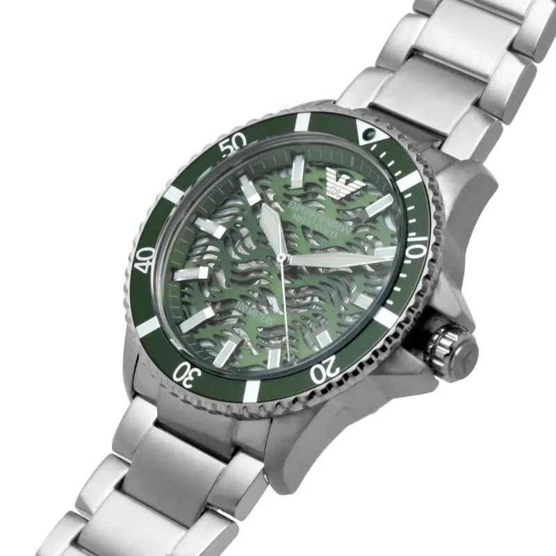 Emporio Armani Automatic Green Dial Men’s Watch | AR60061